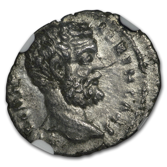 Roman Emp. Denarius Usurper Clodius Albinus (195-7 AD) Ch XF NGC Roman Emp. Denarius Usurper Clodius Albinus (195-7 AD) Ch XF NGC